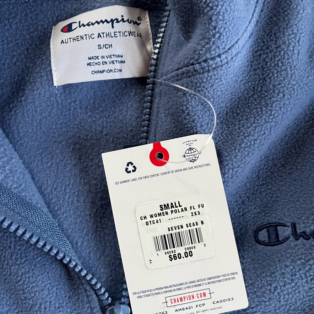 Small champion zip jacket